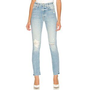 NWT Mother Superior The Huffy Skimp in Rope's End Destroyed Jeans 28